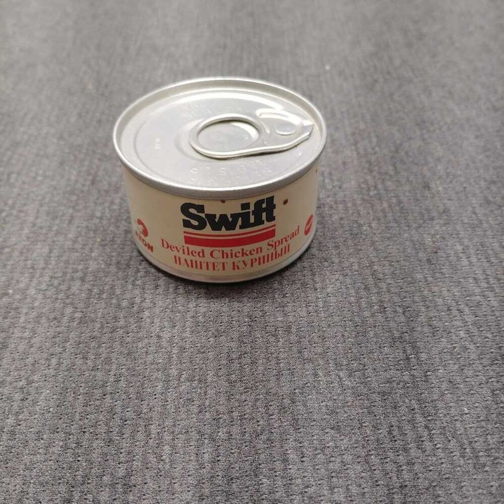 Swift Deviled Chicken Spread Pate Can 3oz 85g Vintage NOS Food Collectible